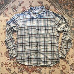 Billabong Casual Plaid Shirt - Blue, White, and Brown